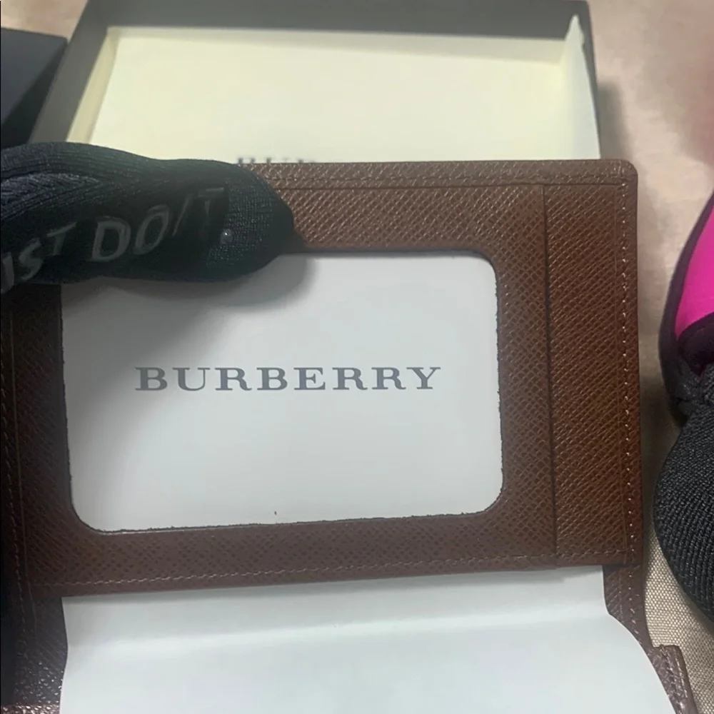 Burberry Brown Leather Wallet